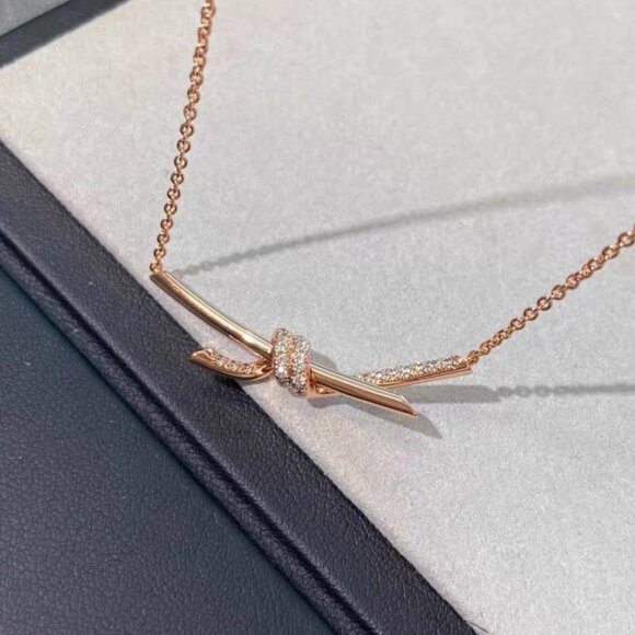 Tiffany & Co. Knot Pendant Necklace - Picture 5 of 6